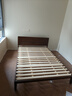 续写家具单双人实木床简约小户型家用卧室黑胡桃木1.5米稳稳床Pro-S 实拍图