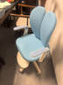 读书郎儿童学习椅中小学生写作业写字椅子家用可升降椅调节背座椅 真追背8cm+一键启动+升降脚踏蓝 实拍图