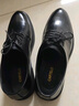 卡帝乐鳄鱼（CARTELO）皮鞋男士牛皮商务休闲西装正装德比鞋英伦结婚男鞋 6531 黑色 40  实拍图
