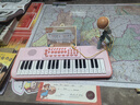 乐乐鱼（leleyu）37键电子琴儿童玩具乐器初学者早教带话筒小钢琴男女孩生日礼物 实拍图