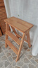 家逸实木梯凳家用梯子凳子二合一多功能高凳子椅子折叠两用三步梯 实拍图