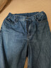 优衣库童装男女童宽松直筒牛仔长裤水洗产品宽腿裤秋冬新款478128 65 宝蓝色 150 实拍图