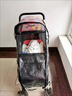 JCZS德国秋冬季婴儿车防风罩挡风雪尘小宝宝儿童车保暖遮雨棚遛娃专用 (母婴级0异味)中号【双拉链开门】婴儿推车雨罩 实拍图