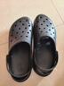京东京造【抗菌洞洞鞋】凉鞋情侣旅行沙滩两穿eva凉拖鞋男士夜色黑44-45 实拍图