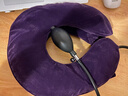 鱼跃（Yuwell）颈椎牵引器B型家用充气护颈椎托颈托舒适贴合颈部(BII型)紫色2层 实拍图