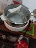 小熊（Bear）0涂层电火锅火锅专用锅电锅家用5-8个人不粘分体式可拆洗多功能电蒸锅不锈钢电煮锅6L火锅锅F60L2  实拍图
