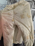 童泰（TONGTAI）宝宝套装秋冬纯棉夹棉婴儿衣服内衣男女童加厚上衣裤子黄色90cm 实拍图