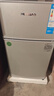 华宝小冰箱小型家用出租房用冷藏冷冻两用一级能效节能省电迷你宿舍寝室办公室二门电冰箱 【店长推荐】48L银色【三天不到一度电】 实拍图