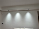 雷士（NVC）LED射灯嵌入式背景墙天花灯12瓦暖白未来光全光谱护眼灯开孔75mm 实拍图