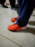 卡尔美（KELME）儿童足球鞋魔术贴免系带碎钉TF透气学生球鞋6873003 荧光橙 32 实拍图