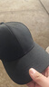 回力大头围棒球帽子男士潮流鸭舌帽女纯色休闲户外运动遮阳四季太阳帽 黑色 L 【59-65cm】加大加深适合大头围 实拍图