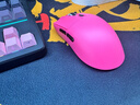 狼途M8max无线三模鼠标蓝牙有线PAW3311可充电长续航轻量化人体工学电竞笔记本电脑办公中大手外设鼠标 M8粉色MAX版（1000mAh） 实拍图