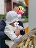 汤尼倍儿婴儿帽子夏款薄款新生儿太阳帽防晒纯棉可调节男女宝宝渔夫遮阳帽 气球小熊（夏季款） 6-12个月(帽围46cm) 实拍图