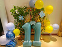 多美忆生日场景布置男孩数字生日气球道具氛围布置儿童派对装饰蓝色1 实拍图