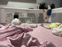 丸丫婴儿床围栏宝宝防摔床护栏床边防掉档板防护栏加高1.8米简灰一面 实拍图