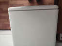 美的（Midea）116升单门小冰箱白色复古双温冷藏冷冻客厅办公室租房宿舍美妆家用办公小型迷你冰箱BCD-116M 实拍图