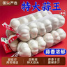 山东金乡蒜大蒜出口标准精选大蒜头蔬菜调料单果5cm 出口标准网兜装箱 925g 5-5.5cm特大 实拍图