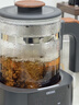 格丽思（GREENIS）煮茶壶养生壶 纯钛喷淋式加热煮茶器一体式烧水壶蒸茶壶 办公室蒸茶器茶水分离 电茶壶围炉煮茶 深空灰礼盒装（纯钛壶底-单直筒茶漏） 实拍图