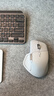 罗技（Logitech）大师系列 MX Master 4 高性能无线蓝牙鼠标  办公鼠标 静音鼠标  升级款 浅灰 带无线接收器 实拍图