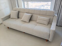 全友家居 现代北欧简约布艺沙发客厅三人位小户型可折叠沙发床 实拍图