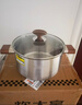 炊大皇316L不锈钢汤锅婴儿宝宝辅食锅汤蒸炖锅蒸锅双耳煮粥煮面锅22cm 实拍图