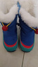 kids.ing可迪星儿童雪地靴冬款男女童中大童加绒加厚棉靴大棉鞋 蓝色 26 实拍图