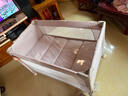 优乐博（ULOP）婴儿床多功能拼接大床可折叠可移动0-3岁便携可升降新生儿宝宝床 婴儿宝宝用品睡觉神器婴儿床-标准款 新生儿满月礼物带安全感一键折叠摇摇床 实拍图