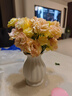 心楠法式陶瓷花瓶小高级感插花复古美式玫瑰客厅轻奢摆件白色奶油风 素白陶瓷花瓶【磨砂款】 实拍图