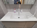 小米嘉美系列浴室柜陶瓷一体盆太空铝合金蜂窝铝洗手盆柜组合洗漱台洗脸台 100cm普通全封方镜+陶瓷 一体盆 实拍图