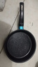 【亏本清仓】韩式麦饭石色不粘锅平底锅铁锅电磁炉不带盖 黑色小煎锅 16cm 实拍图