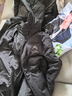 鸭鸭（YAYA）王一博同款冰壳系列户外极寒羽绒服男士新款长款情侣加厚女外套 青光黑色【现货速发】 M /170(建议115-135斤) 实拍图
