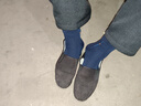 莫代尔5双100%纯棉袜子男士秋冬季防臭抗菌中筒袜全棉吸汗透气商务四季 【商务男袜 100%纯棉】混色装 5双 均码 【39-44码】 实拍图