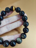 VAUBEL天然黑曜石貔貅手链情侣款金曜石手串彩虹眼虎眼石小众生日礼物男 【收藏级】12mm天然金曜石黄虎眼（一物一证） 实拍图