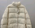 优衣库女装羽绒茄克/柔软面料外套夹克479212 01 乳白色 XS 实拍图