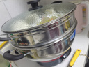 扬子多功能电热锅家用电炒锅电火锅电煮锅电蒸锅料理锅一体式大功率多用途炒锅 32cm单笼【2100W四灯5-6人】 实拍图