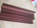 双枪红檀木筷子天然抗菌木筷 家用实木无漆无蜡筷子餐具套装10双 实拍图