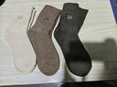 猫人3双装35%羊毛袜子男士袜子男冬季加厚保暖袜男毛圈袜睡眠袜男 实拍图