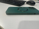 奶小鸭 【AG磨砂】适用苹果13promax手机壳 iphone13promax保护套magsafe磁吸充电全包防摔男女款 暗夜绿 实拍图