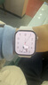 Apple/苹果 Watch Series 10 智能手表GPS款46毫米玫瑰金色铝金属表壳淡桃粉色运动型表带S/M MX293CH/B 实拍图