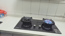 康佳（KONKA）燃气灶煤气灶双灶家用 5.0kW大火力匀火魔碟灶可翻盖清洁 九腔铜火盖大面板 JZY-KEH09（液化气） 实拍图