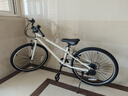 京东京造行云儿童自行车京东自营8-12-15岁山地自行车学生男女24寸山野白 实拍图