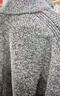 优衣库女装舒芙蕾拉链针织开衫/毛衣毛衫外套480490 08 深灰色 XL /165/92A 实拍图