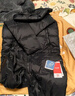 鸭鸭（YAYA）奢金羽绒服女冬季新款极寒长款过膝情侣男女同款加厚保暖外套 黑金色 2XL (建议160-175斤) 实拍图