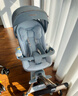 丸丫T6-2遛娃神器婴儿推车0-3岁可坐可躺轻便折叠高景观白金系列 【白金系列】冰川蓝PLUS 实拍图
