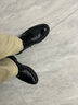 百丽英伦风商务皮鞋男士2026新款春季牛皮革通勤正装皮鞋A2297AM6 黑色 39 实拍图