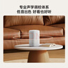 小米（MI）Xiaomi智能音箱 新一代超级小爱智能音响 AI大模型问答 连续指令语控 支持远程备车 小米蓝牙音箱 Xiaomi智能音箱(霜白色) 实拍图