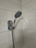 九牧王淋浴增压手持花洒喷头套装家用洗澡花晒加压沐浴热水器浴霸莲蓬头 银色五档花洒+1.5米软管 实拍图
