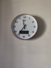 康巴丝挂钟客厅家用日历静音走时简约石英钟表挂墙时钟 2888Y 金色 实拍图