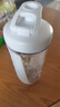 贝瑟斯 摇摇杯水杯运动健身水杯奶昔杯子代餐杯蛋白粉搅拌杯子680ML白色 实拍图