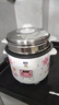 半球电饭煲电饭锅家用大容量可蒸煮电饭煲1-2人  不粘锅多功能一键操作 老式1.5-6L升单人宿舍用迷你 白色 3L 特厚内胆不粘【带蒸笼】2-4人用 实拍图